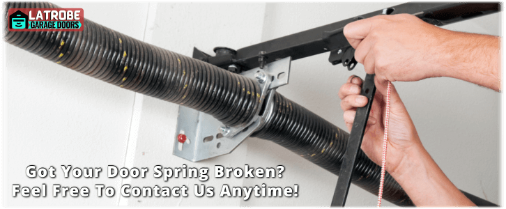Broken Garage Door Spring Latrobe PA